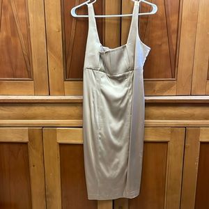 Calvin Klein golden  dress